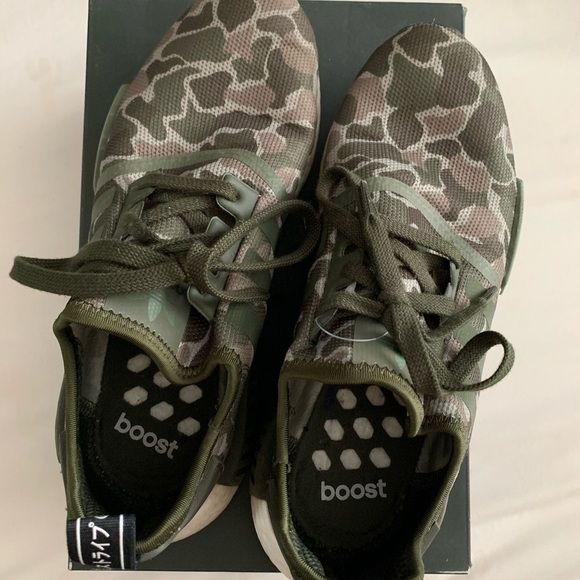 Adidas original NMD R1 Boost camo sneakers 8 - Picture 4 of 6